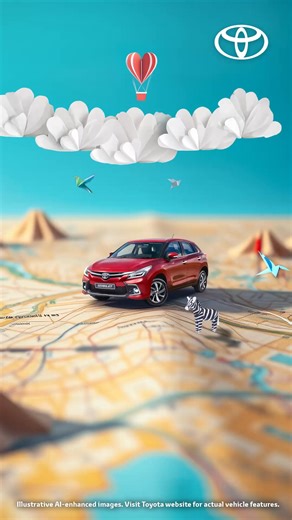 4.4K views · 625 reactions | Get yourself a car made for side quests, with a fuel efficiency that goes and goes  a spacious boot, plus built-in navigation through Apple CarPlay and Android Auto that’s ready for every journey. There’s #SpaceForEveryFun in the Toyota Starlet. | Toyota SA | Facebook