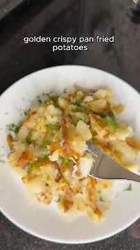 🥔Crispy Fried Potatoes Recipe | Quick & Easy Comfort Food