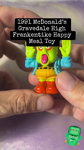 Spooky Season 2023 - Part 16 McDonald’s Frankentike Gravedale High figure! #nostalgia #mcdonalds #90skids #happymeal #frankenstein #spookyseason #childhoodmemories | CPJ Collectibles