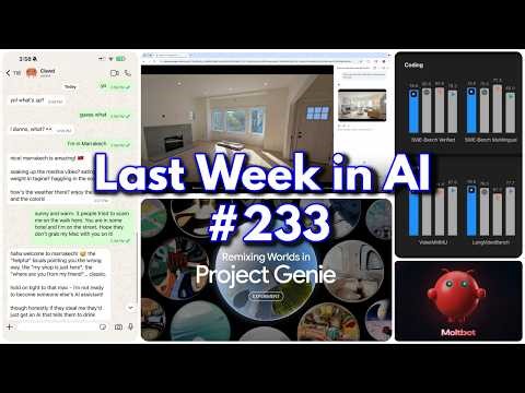 Last Week in AI #233 - Moltbot, Genie 3, Qwen3-Max-Thinking