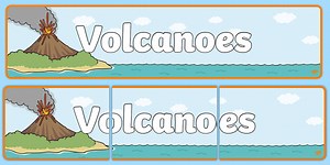 Volcanoes Display Banner