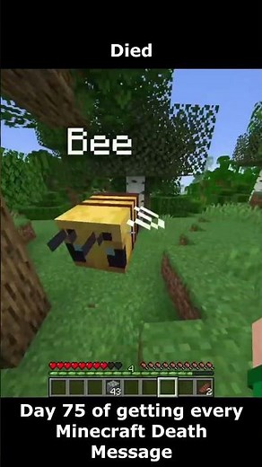 Day 75 of getting every Minecraft Death Message (Died)