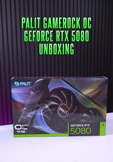 Palit Gamerock RTX 5080 Unboxing Experience