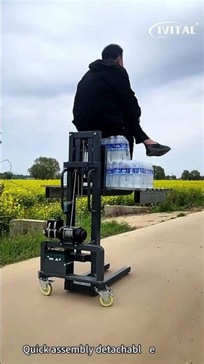 🎬 Mini Manual Electric Stacker | Stage Handling Made Easy