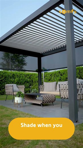 Transform Your Outdoor Space with Somfy Automated Pergolas