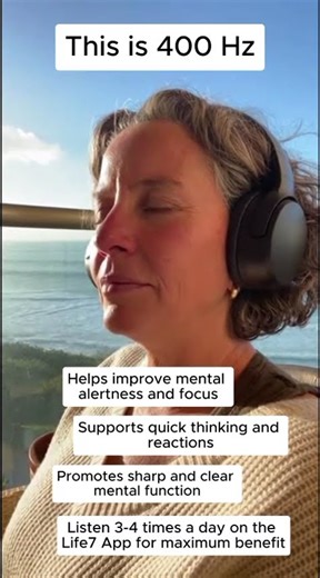 400 Hz | Clarity & Focus | Mental Precision | Cognitive Support.