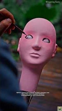 Traditional Chinese Puppet Making #traditional #chinese #puppet #chineseculture #wood #shorts #craft