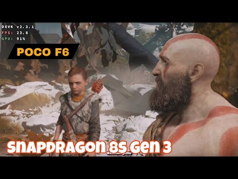 God of War 4 Gameplay On Android POCO F6 Winlator Cmod V13.1.1 & Best Settings (Windows)