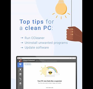 Regular maintenance can improve your PC's performance. Our top tips will help your PC run faster, improve security, and free up space in just 3 easy steps. | CCleaner