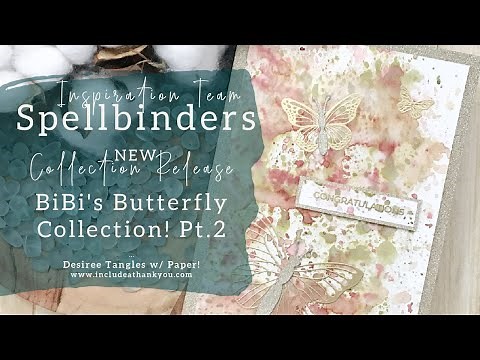 An Easy Pop Up Inside Your Card! | Spellbinders | Bibi's Butterfly Collection | Card Making Tutorial