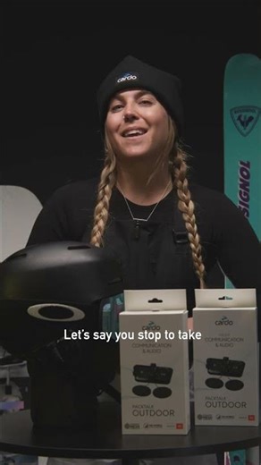 Talk to your crew on the slopes without any cell service needed 🙌