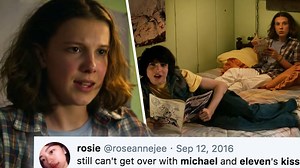 Millie Bobby Brown defends that Eleven & Michael's Stranger Things kissing scene