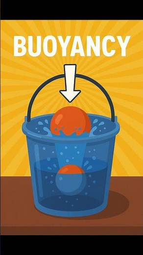 "The secret behind floating objects: Buoyancy explained in seconds." #scienceshorts #physicsda