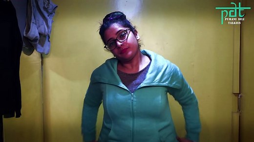 Girl in changing room