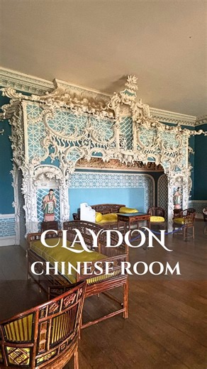 We definitely weren’t expecting to find this! Claydon House, a Georgian country house in Buckinghamshire, looks fairly typical from the outside. But step inside, and you’re in for a surprise—especially when you enter the Chinese Room. This extraordinary space is a rare example of Chinoiserie design, Europe’s 18th-century fascination with Asian art and culture. Look closer and you’ll spot hand-painted silk wallpaper, carved pagodas, and delicate birds and flowers—all crafted to impress high-socie