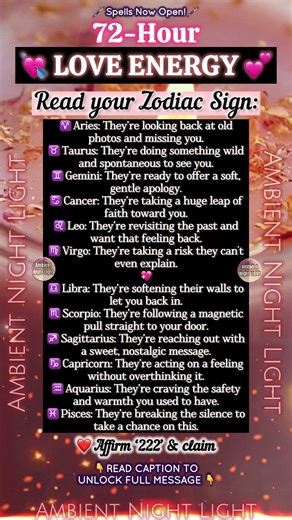 💘 72-Hour Love Forecast by Zodiac Sign 🌟 A MASSIVE ENERGY SPLIT 💕