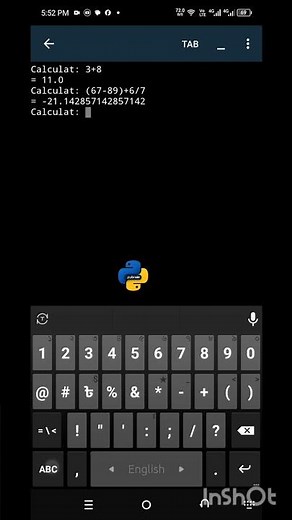 Python Calculator #coding #python #programming