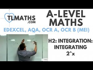 A-Level Maths H2-10 Integration: Integrating 2^x
