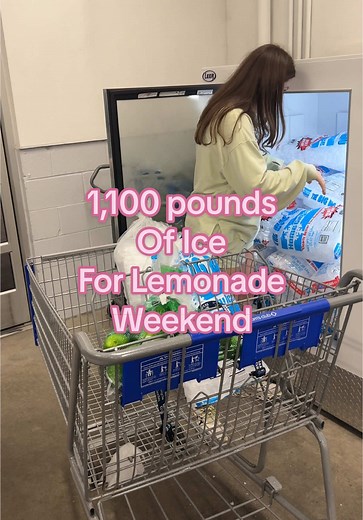 Lemonade Event Requires 1,100 Pounds of Ice