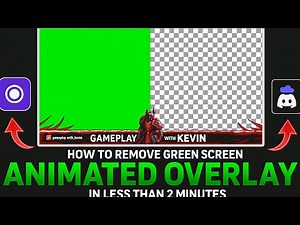 How to Remove Green Screen from Animated Overlay in Less Than 2 Minutes | Live Stream Tutorial