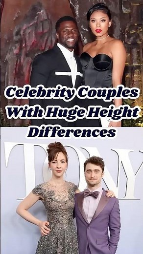 Celebrity Couples With Huge Height Differences 😳 #nostalgicbabe