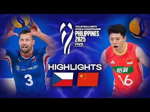 Czechia 🇨🇿 vs. China 🇨🇳 - Highlights | Men's World Championships 2025