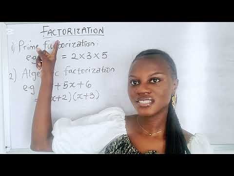 How to Factor Algebraic Expressions (Methods of Factoring)