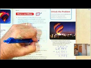 4th grade GO Math-Lesson 1.8 Problem Solving-Comparison Problems with Adding and Subtraction p 35-38