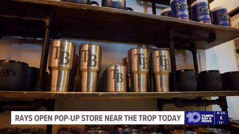 Tampa Bay Rays open pop-up store near Tropicana Field