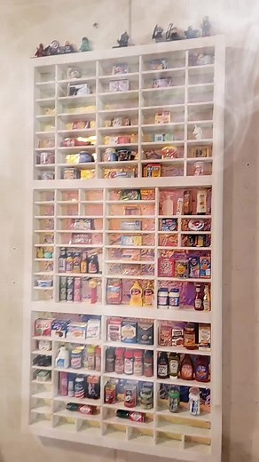 Mini Brands Display Ideas: Printer's Tray Makeover