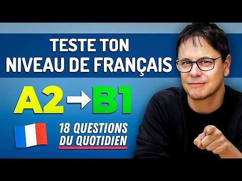 Pouvez-vous Répondre à ces Questions en Français ? Niveaux A2 / B1.