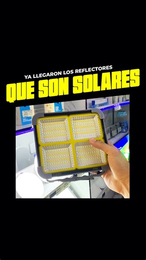 LDD1 on Instagram: "Estos reflectores recargable con panel solar perfecto para ti! Reflector de 100 WATTS DETAL: 7,50$ MAYOR: 6,70$ Reflector de 150 WATTS DETAL: 9,20$ MAYOR: 8,28$ Reflector de 200 WATTS DETAL: 11,40$ MAYOR: 10,26$ Reflector de 300 WATTS DETAL: 15,40$ MAYOR: 13,86$ CONTAMOS CON LOS MEJORES PRECIOS⚡️ En LDD1 siempre traemos lo mejor para ti ❤️ Elige tus mejores Productos de iluminación para tus hogares🏡💡 ¡OBTÉN TUS PRODUCTOS FAVORITOS EN NUESTRA TIENDA! 🧑‍💻Con nuestro asesor 