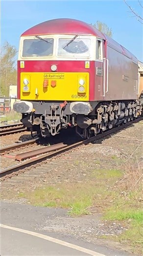 GBRF Class 69 Number 69009 Named Western Consort in Western Region BR Maroon Livery