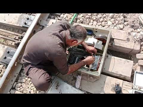 Maintenance of point machine #youtube #videoviral