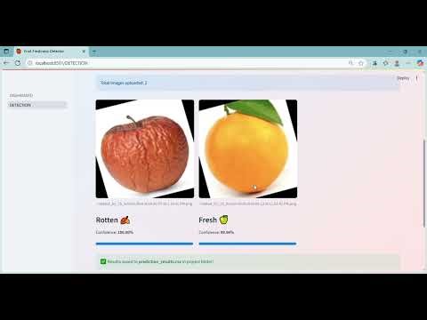 Fruit Freshness Detection - CNN Machine Learning Project