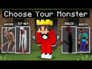 Minecraft, But You Can CHOOSE YOUR MONSTER!