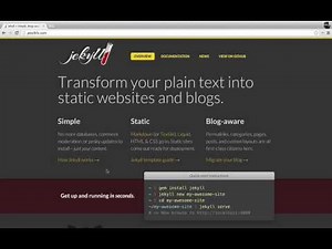 Jekyll Essentials: Intro