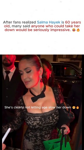 Salma Hayek turns 60, and fans say she's still untouchable. 🤩🔥 #salmahayek