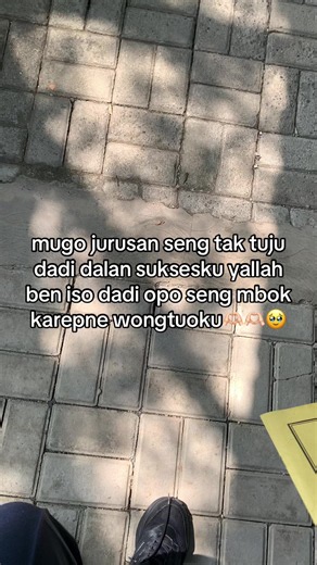 Mugo jurusan seng tak pilih iso dadi dalan suksesku