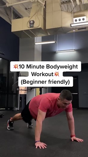 10-Minute Bodyweight Beginner Friendly Workout