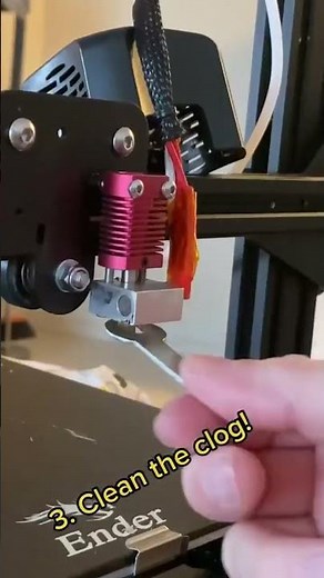 How to clean your extruder? Her are my simple steps!