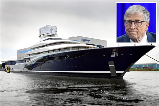 Bill Gates has never stepped foot on his $645M hydrogen-powered superyacht with gym, helipad: report