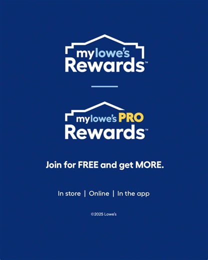 84 reactions | MyLowe’s Rewards members can activate, shop and earn x points on one eligible purchase on 8/10. Join for FREE and get MORE. | Lowe's Home Improvement | Facebook