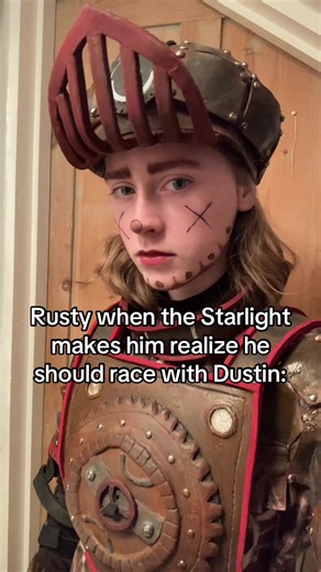 Rusty and Dustin's Enthusiastic Race Moment