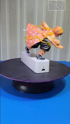 How to make a DIY rotating display stand with lights