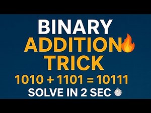 Binary addition| Addition of binary number system #binarynumbers