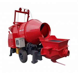[Hot Item] 2025 Stationary Line Mixer Concrete Plant Concrete Pump