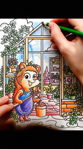 Peaceful Line Art Mood ✏️🕯️ | Relaxing Coloring