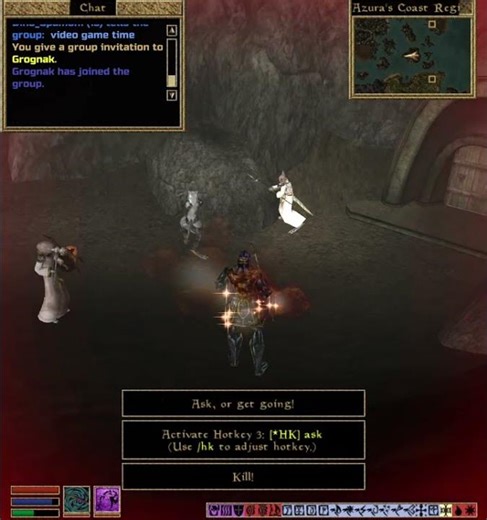 Morrowind MMO - 4 Players Grouping for Custom Tomb Boss #morrowind #shorts #multiplayer
