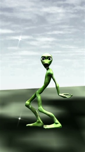 Funny Green Alien Dance 😂 Dame Tu Cosita Meme | Viral Alien Shorts 2025